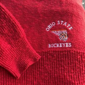 Vintage Ohio Stare Buckeyes basketball sweater